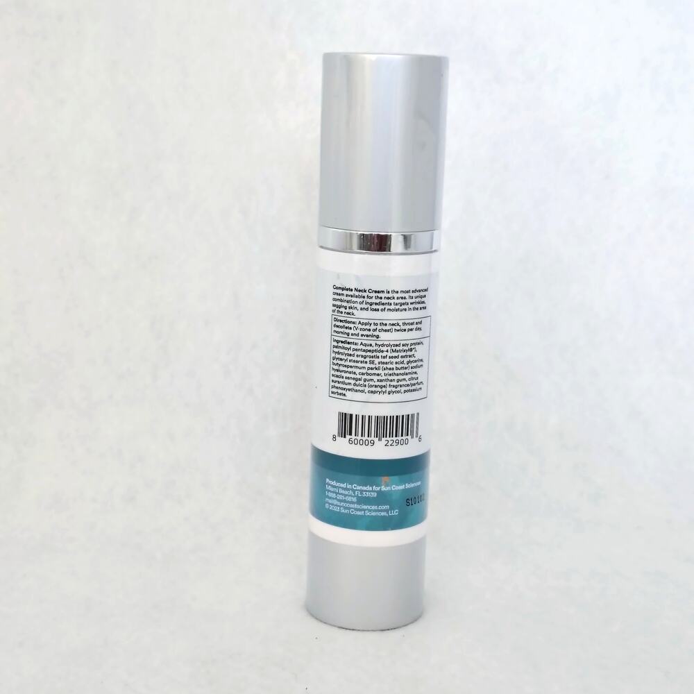 Sun Coast Science Complete Neck Cream Tighten Lift Moisture 1.67 oz. NEW SEALED - Picture 2 of 3